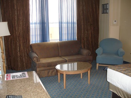 room at showboat atlantic city with view of ocean