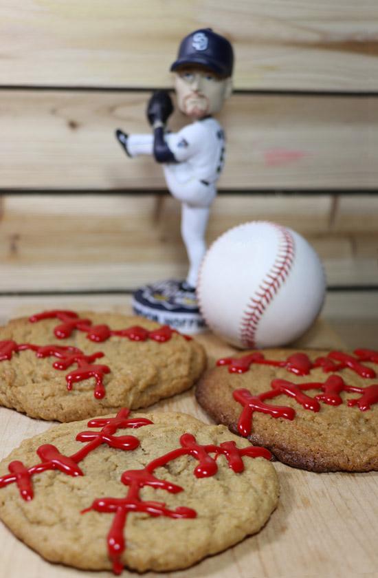 gluten free flourless peanut butter baseball cookies recipe