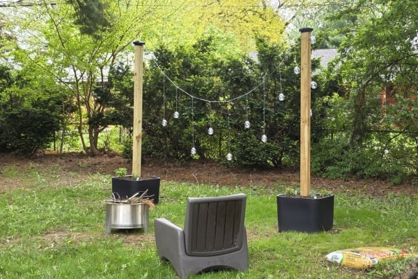 Step2 Firefly String Light Pole Stand with Planter Review: Bulletproof Build, Bring Your Own Lumber