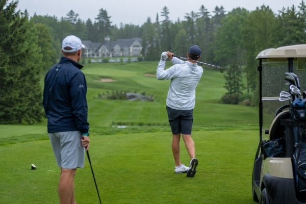 Golf in the Rain Isn't Something For Men With Bad Luck, Some Guys Actually Seek It Out