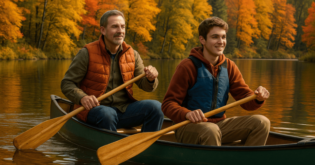 Father & Son Trips Where You Can Explore Fall Foliage Together As Men