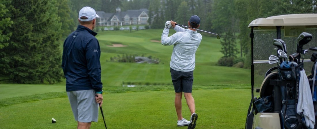 Golf in the Rain Isn't Something For Men With Bad Luck, Some Guys Actually Seek It Out