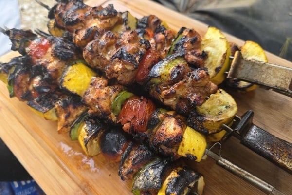 Lump Charcoal Wins Every Time For Grilled Kabobs!
