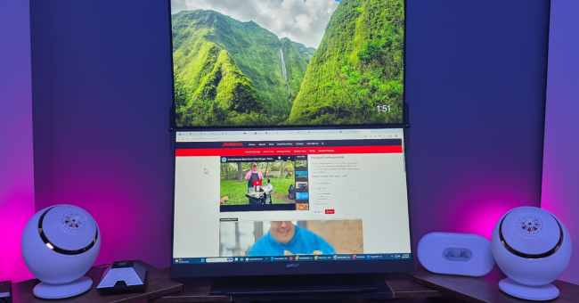 Mobile Pixels Geminos T Dual Stacked Monitor Review: Revolutionary Home Office Productivity Setup