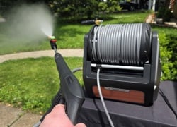 Grandfalls Pressure Washer Pro Review: The Garage Wall-Mounted Beast With 100 Foot Reach