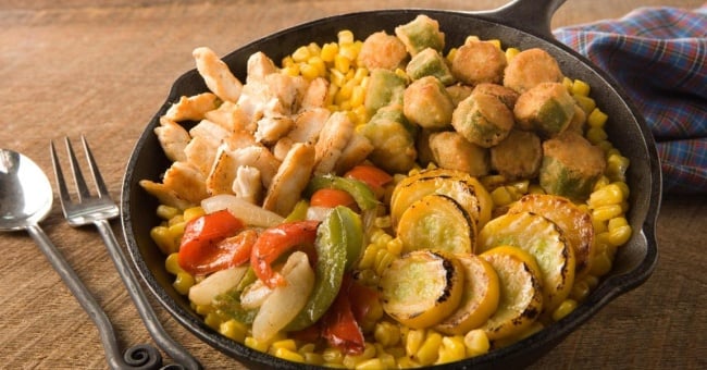 Silver Dollar City’s Famous Ozark Mountain Succotash Skillet