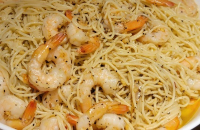 Easy Shrimp & Angel Hair Pasta Recipe