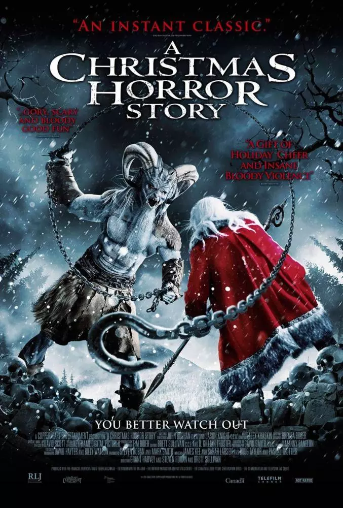 a christmas horror story movie poster