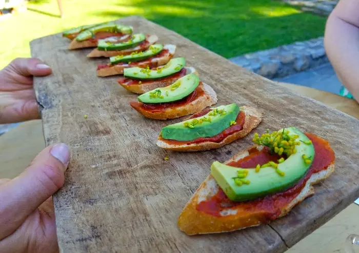 avocado bruchetta
