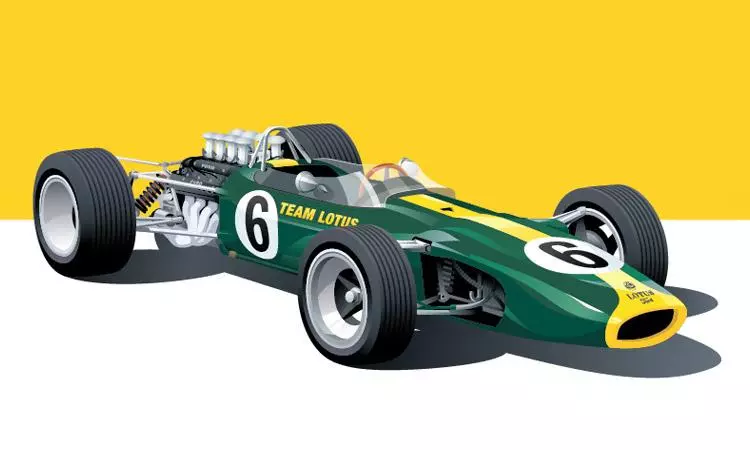team lotus classic poster from schening creative