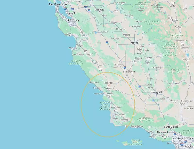 california central coast