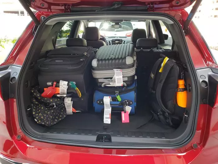 trunk space chevy equinox