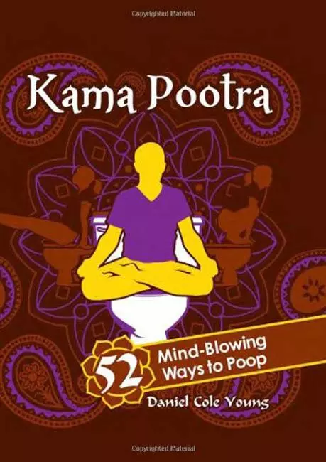 karma pootra gag gift book with 52 ways to poop