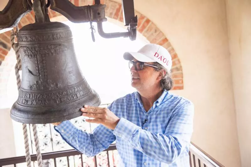 the daou team commenced the harvest season with their annual bell ringing ceremony lead by winemaker daniel daou