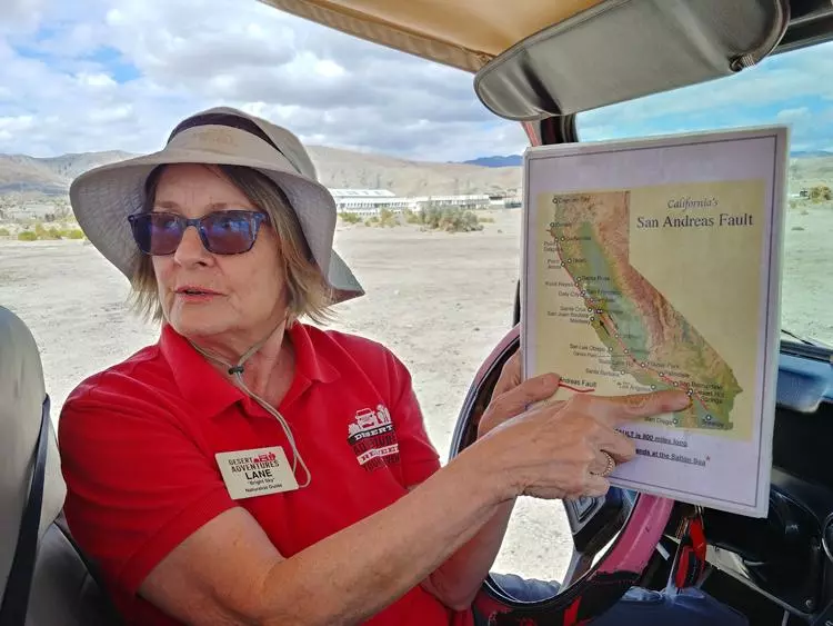 our red jeep tour guide lane desert adventures palm springs california