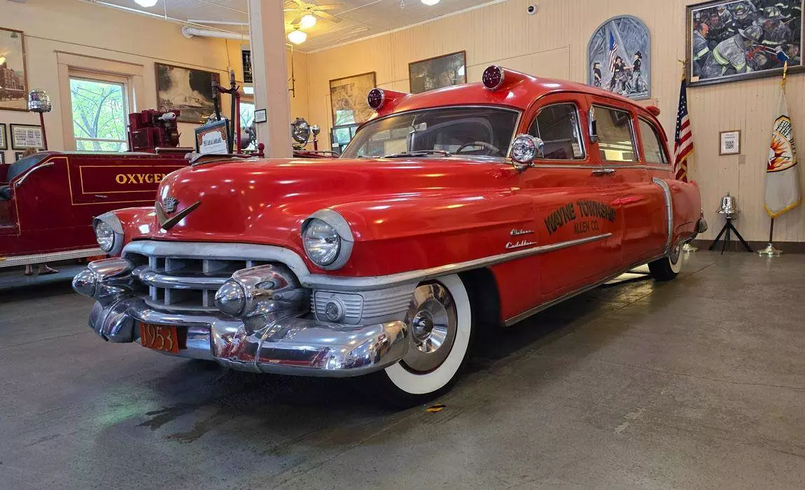 Fire Fighters Museum in Fort Wayne Indiana - Classic 1953 Ambulance