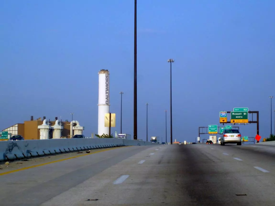driving in maryland over a bridge