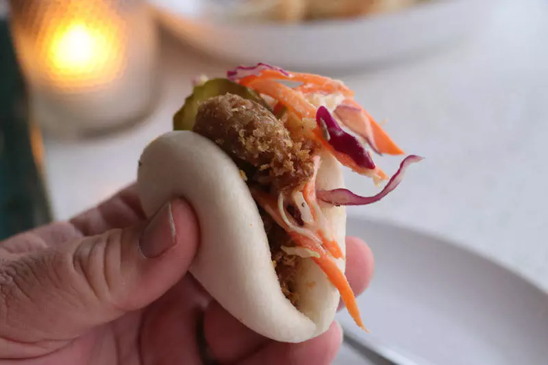 oyster mushroom bao buns