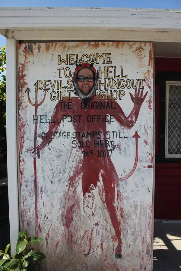 hell gift shop sign