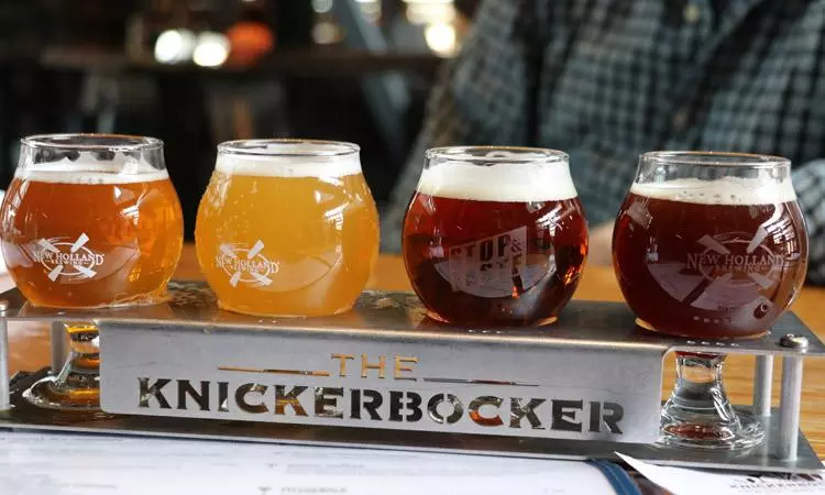 Grand Rapids Beercation - Beer Flight at New Holland Brewing
