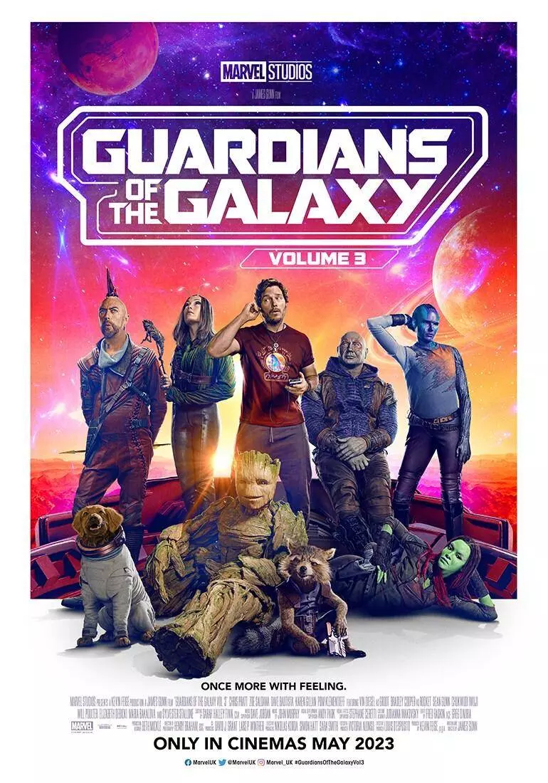 guardians of the galaxy vol 3 movie poster