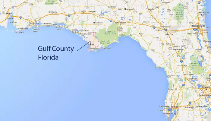 gulf county map