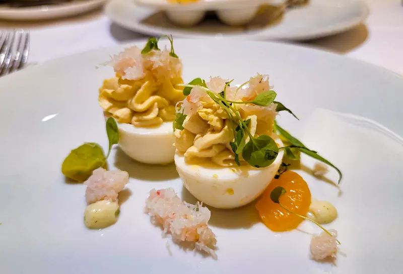 deviled egg holland america line koningsdam