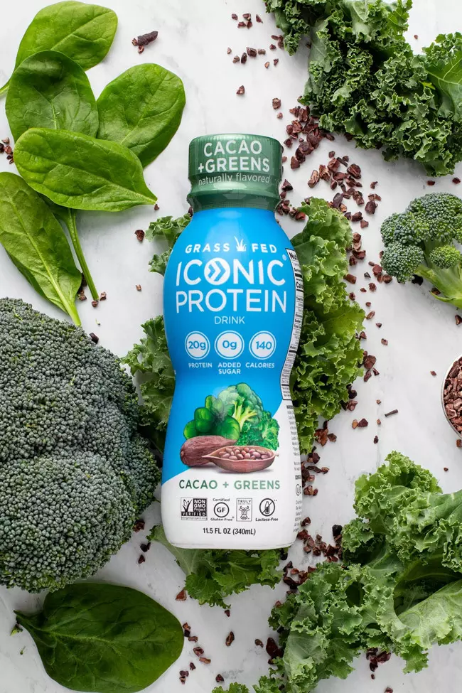 cocao and greens iconic protein drink