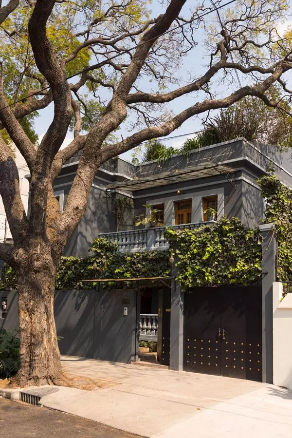 exterior of ignacia guest house mexico city bed and breakfast 
