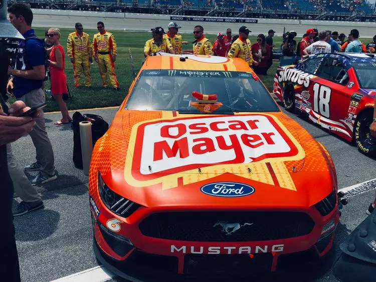 oscar mayer number 6 ford mustang travor bayne