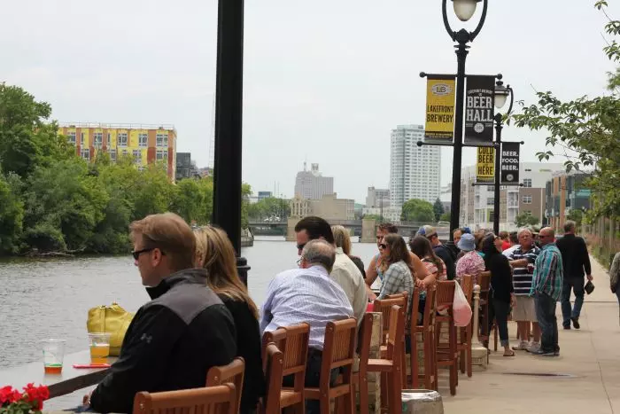 riverfront beer garden
