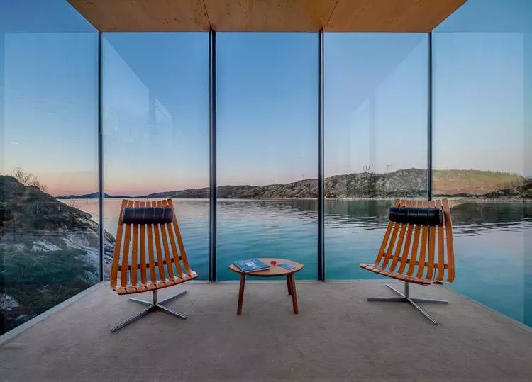 manshausen cabins norway view