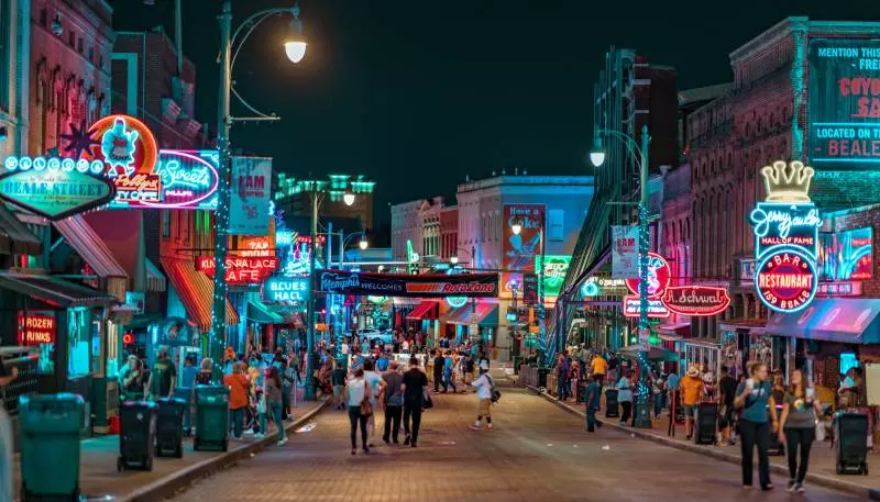 beale street memphis nightlife