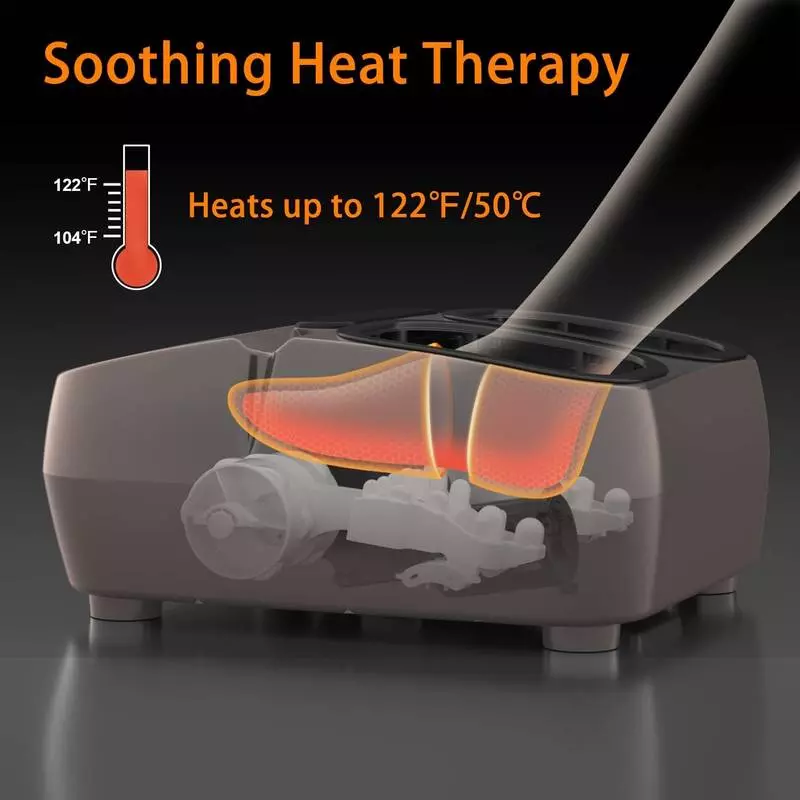 shiatsu foot massage heat therapy
