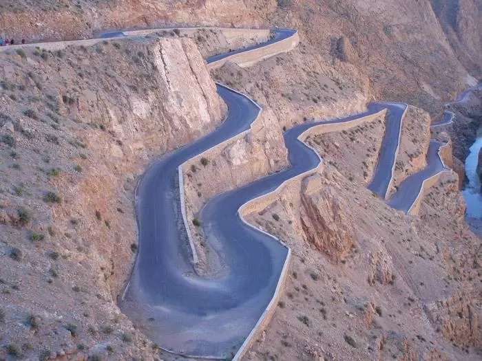 twisty mountain roads in morocco perfect for motorcycle trips