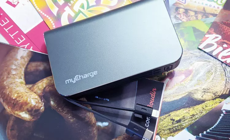 mycharge hub turbo battery charger with usb c and lightening