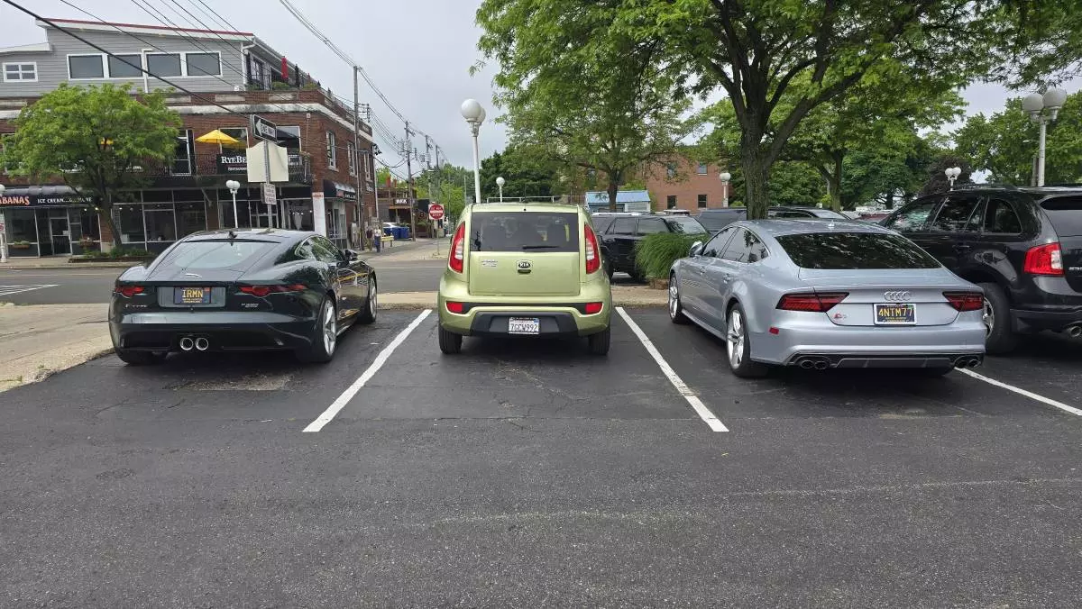 cars in a parking lot