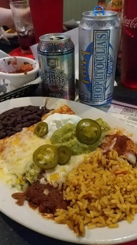 Jaun's Flying Burrito - enchiladas are delicious! 