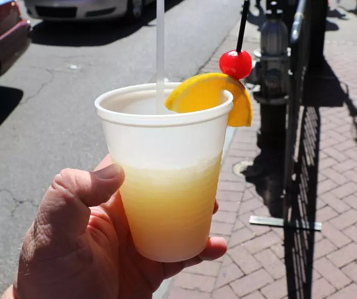 I love the fact that you can get a Go Cup at bars on Bourbon Street in New Orleans!