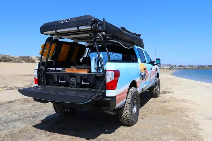 nissan titan surfcamp tailgate