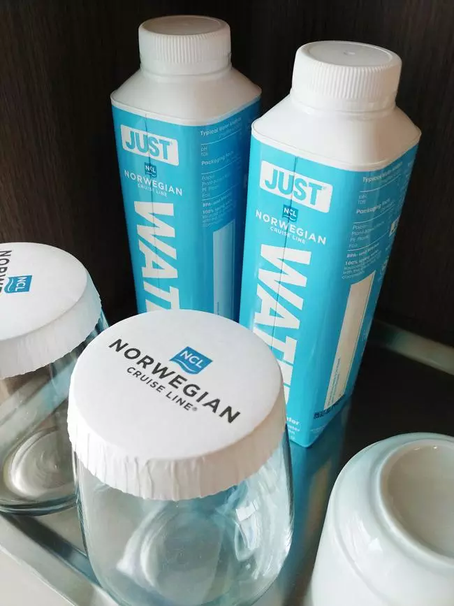 just water boxed water on norwegian encore
