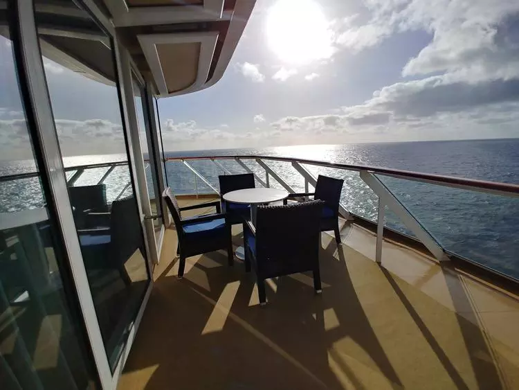 norwegian joy haven owners suite balcony