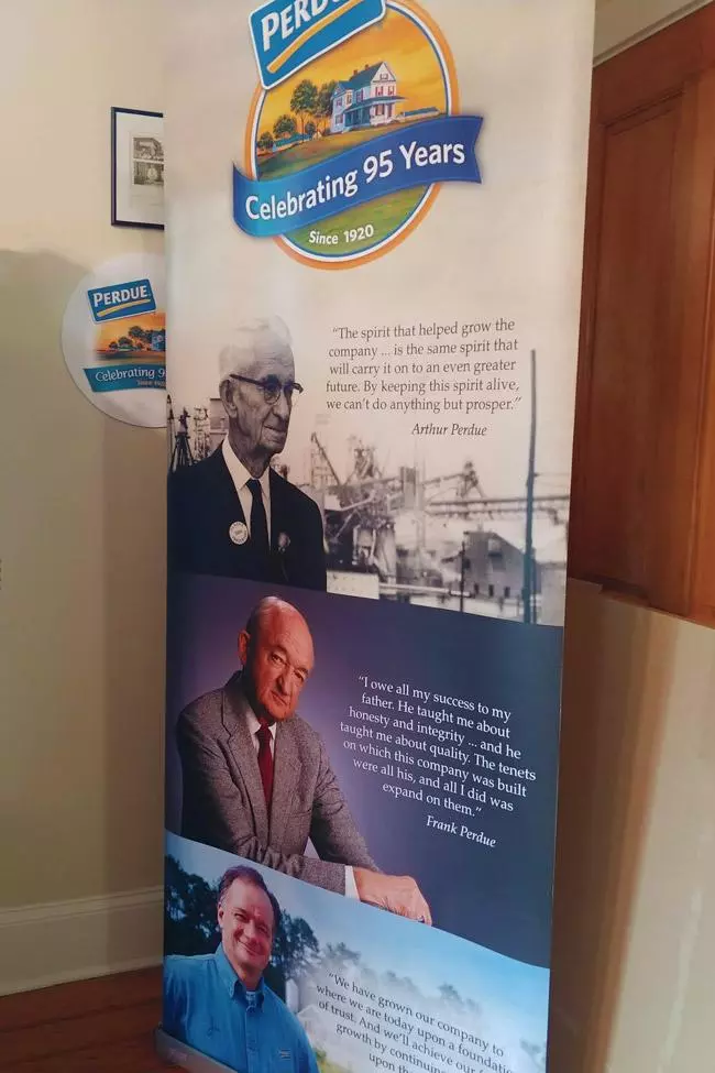 four generations of perdue men dedicated to making great chickens and more