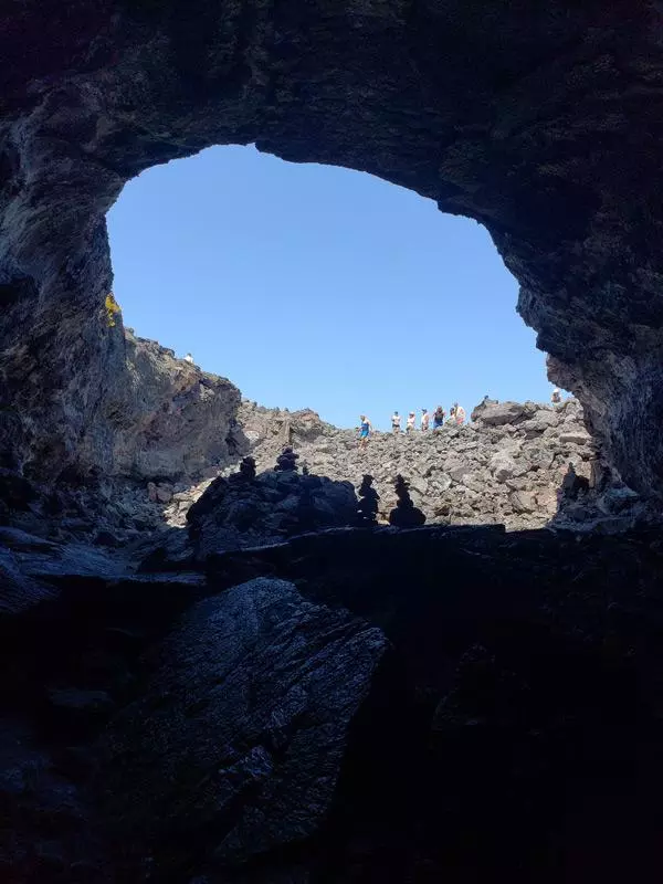 lava tube north of kona hawaii