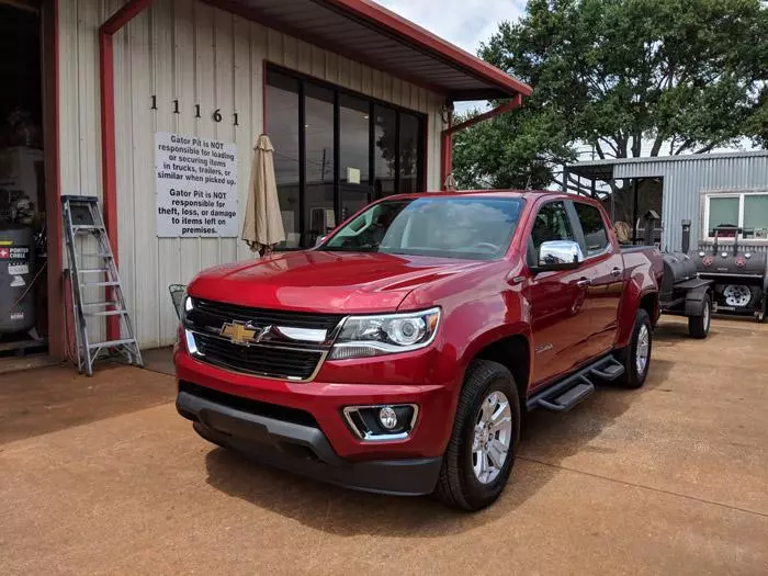 chevy colorado with bbq pit