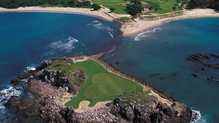 hole three at pacifico golf course four seasons punta mita near puerto vallarta mexico