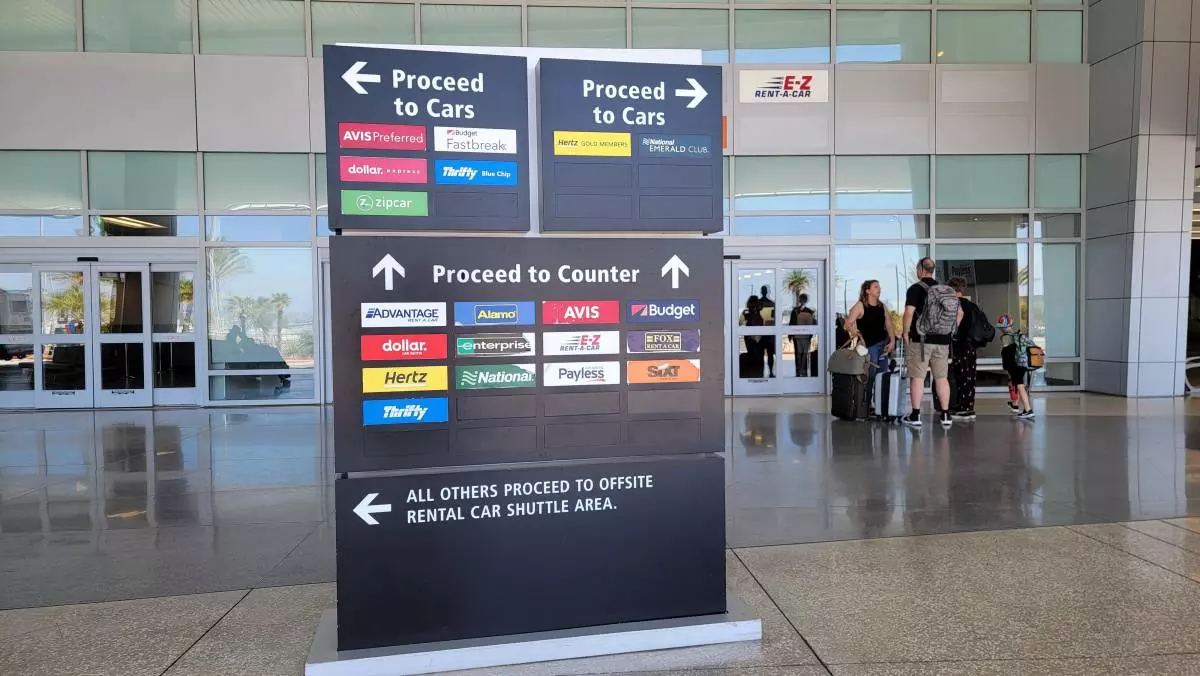 car rental garage san diego airport