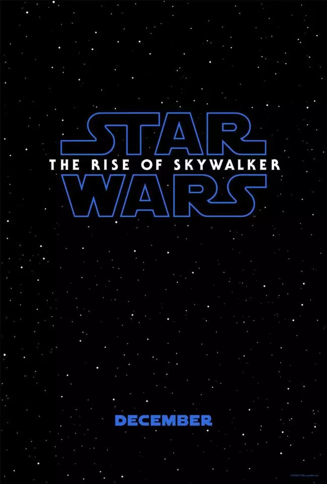 star wars rise of skywalker movie poster