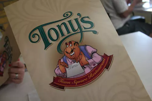 tonys-menu
