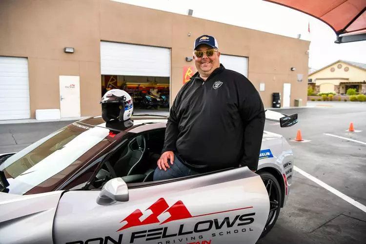 james at corvette driving school